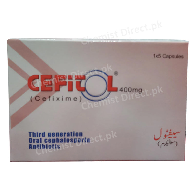 C\efitol 400mg Cap Capsule MUNAWARPHARMA PVT LTD CEPHALOSPORIN ANTIBIOTIC Cefixime jpg