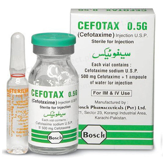 Cefotax 500mg inj Injection BOSCHPHARMACEUTICALS PVT LTD CEPHALOSPORIN ANTI BIOTIC Cefotaxime jpg