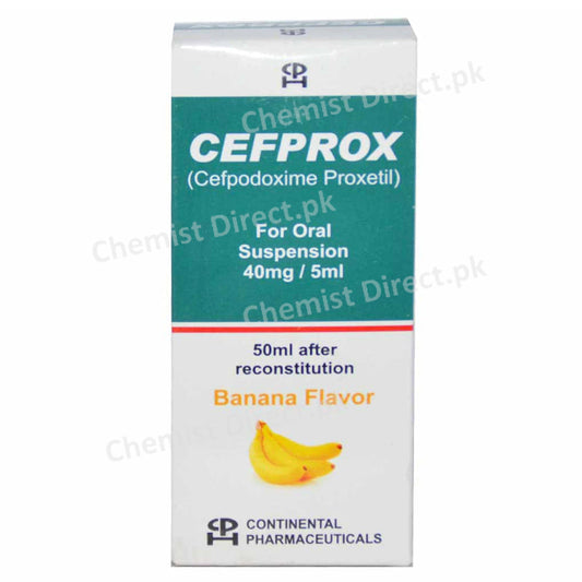 Cefprox Susp 40mg 5ml 50ml Continental Pharmaceuticals  Cephalosporin Anti biotic  Cefpodoxime jpg