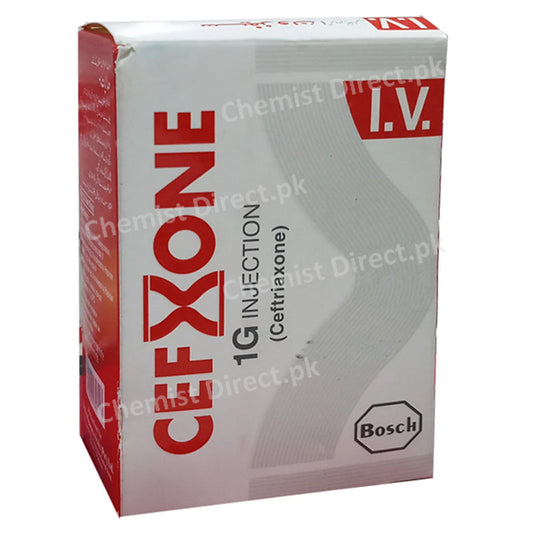 Cefxone 1G IV injection Inj BOSCH PHARMACEUTICALS PVT LTD CEPHALOSPORIN ANTI BIOTIC Ceftriaxone jpg