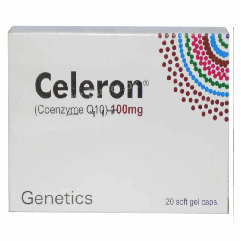 Celeron 100mg Tab Tablet Genetics Pharmaceuticals Anti oxidant Coenzyme Q 10 jpg