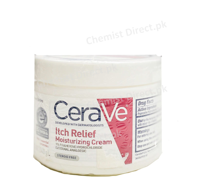 CeraVe Itch Relief Moisturizing Cream 340gm Skin Care