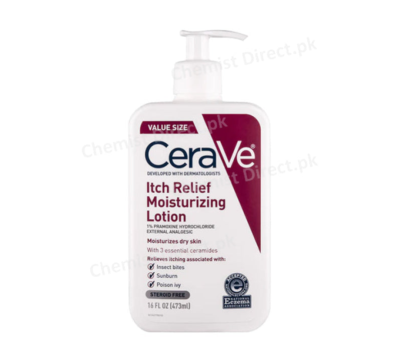 Cerave Ltch Relief Moisturizing Lotion 237Ml Skin Care