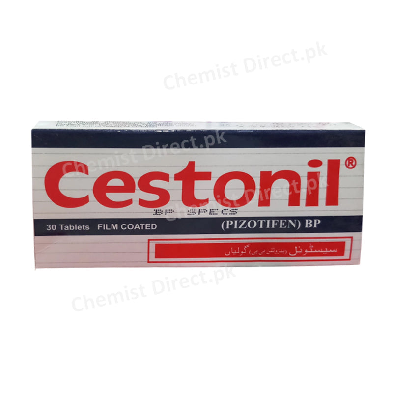 Cestonil Tablet 0.5mg Anti-Migraine, Appetite Stimulant Pizotifen Raazee Therareutics