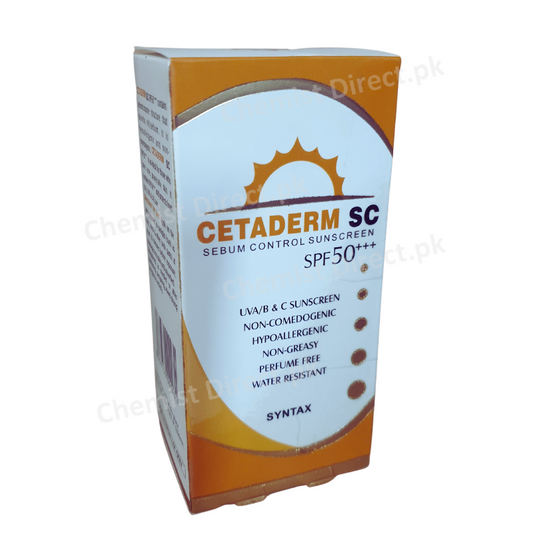 Cetaderm Sc Spf50+++ Sunscreen Skin Care
