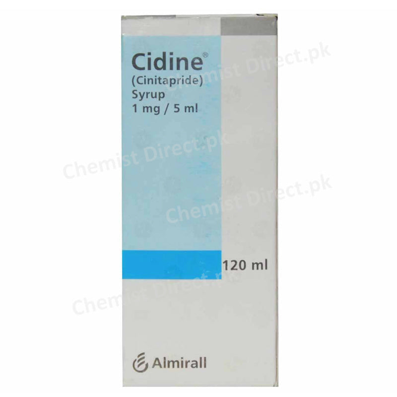 Cidine Syp 120ml Highnoon Laboratories Ltd Gastroprokinetic Cinitapride