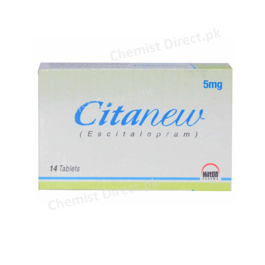 Citanew Tablet 5mg Hilton Pharma Anti-Depressant Escitalopram