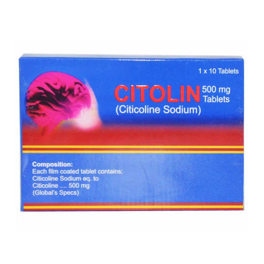 Citolin Tablet 500mg Global Pharma Psychostimulant Citicoline Sodium