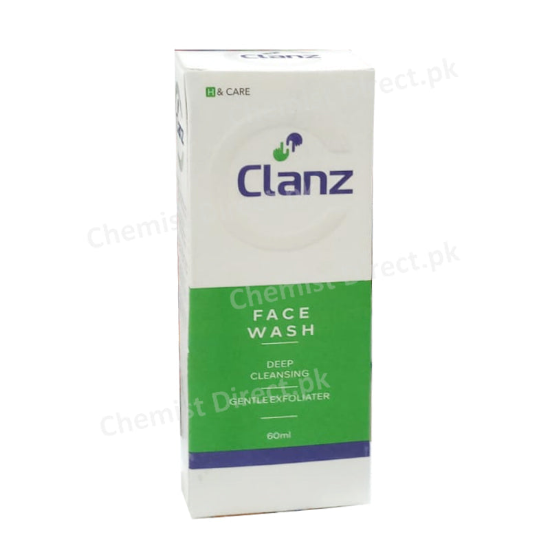Clanz Face Wash 60Ml Skin Care