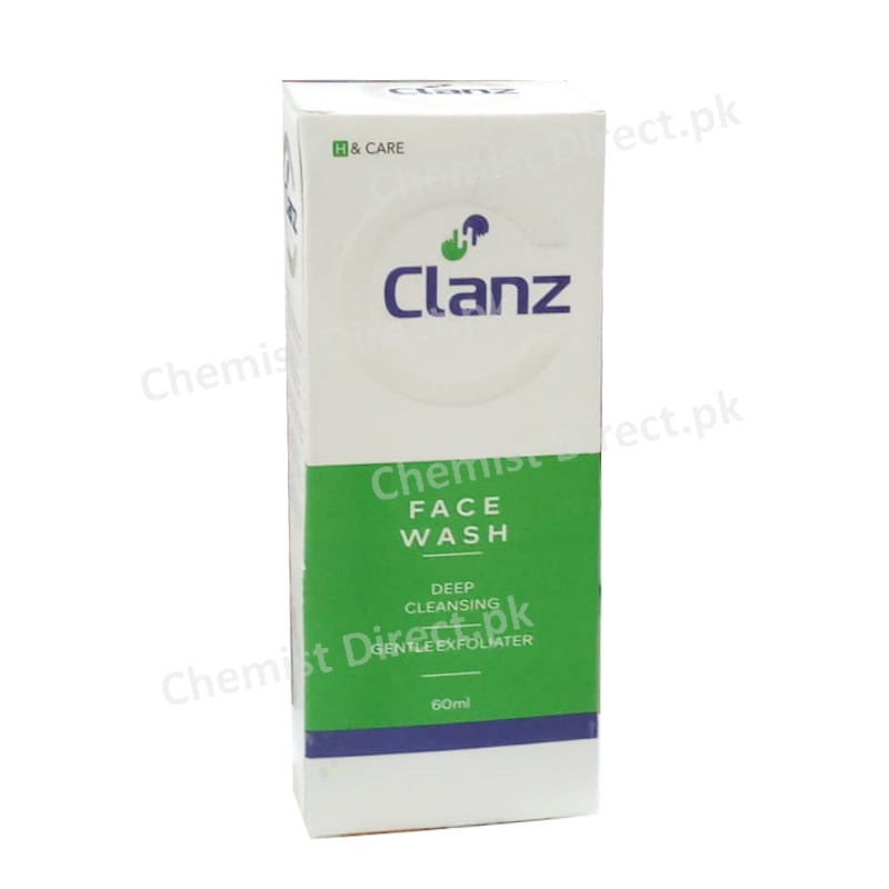 Clanz Face Wash 60Ml Skin Care