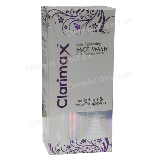 Clarimax Face Wash 100ml For Radiant White Complexion