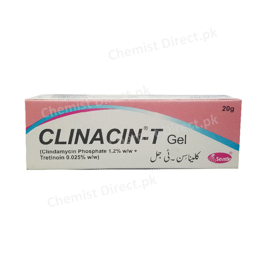    clinacin-T gel clindamycin phosphate 1.2%+tretinoin0.025%  seatle