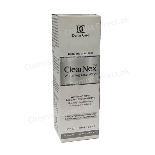 Clear Nex Whitening Face Wash 100ml Derma Care Whitening Foam Face Eye Cleansing