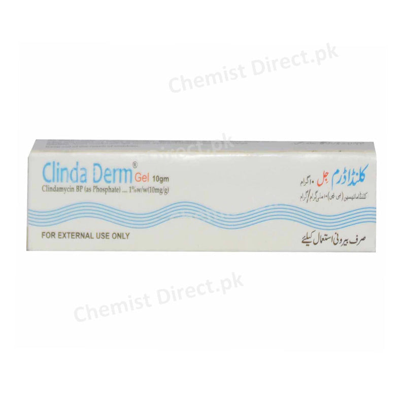 Clinda Derm Gel 10gm Clindamycin Phosphate 1mg Valor Pharmaceuticals