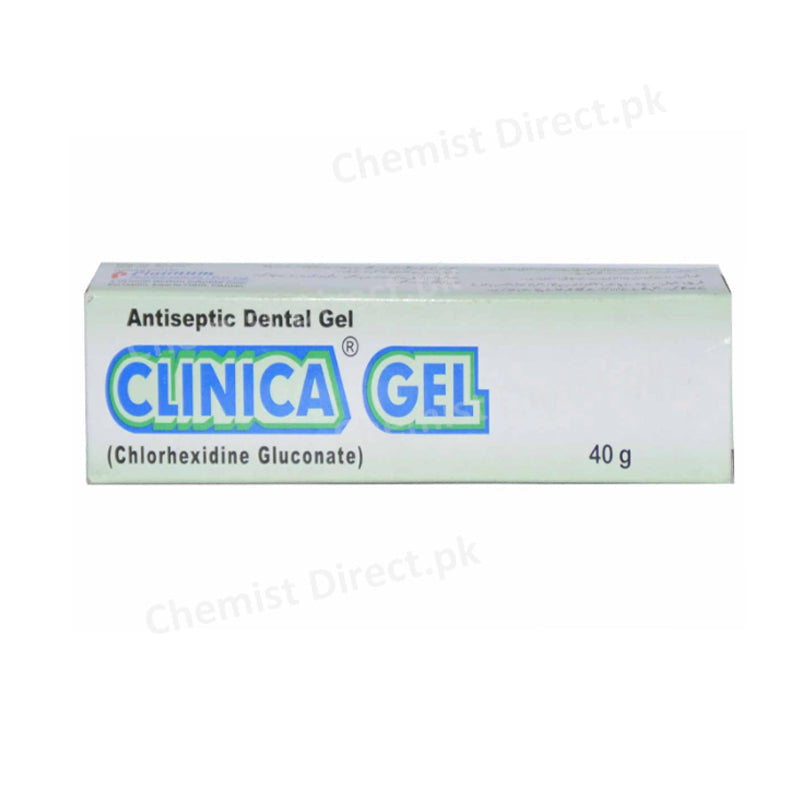 Clinica Gel 0.2% 40gram Platinum Pharmaceuticals Oral Hygiene Chlorhexidine