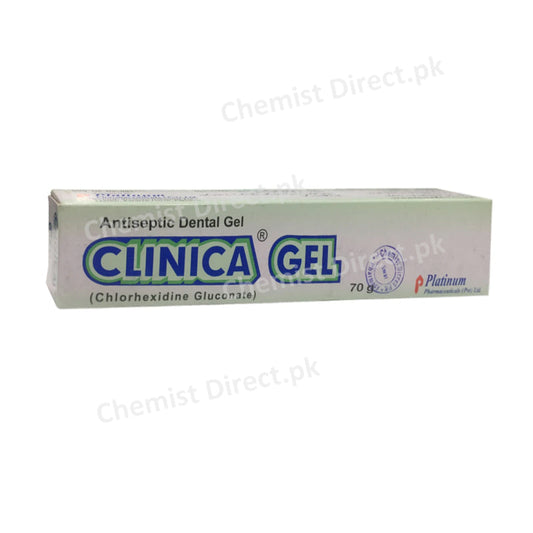 Clinica Gel 0.2% 70gram Platinum Pharmaceuticals Oral Hygiene Chlorhexidine