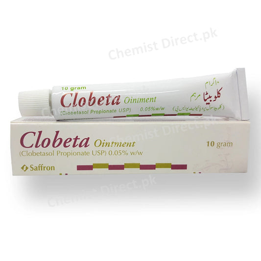 Clobetaointment 10g Saffron Pharmaceuticals Pvt Ltd Corticosteroid Clobetasol Propionate