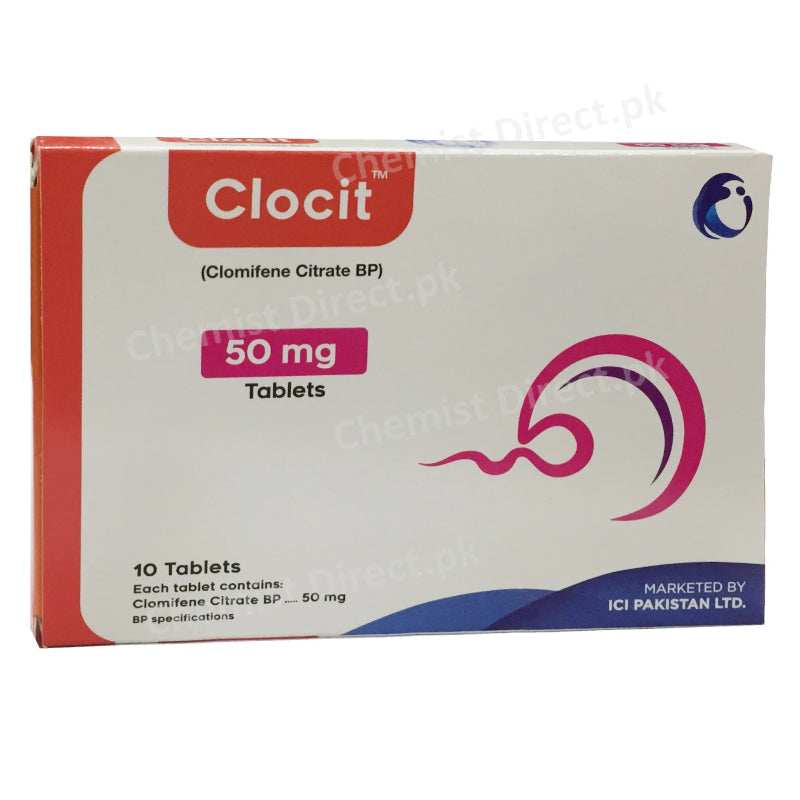 Clocit Tablets 50mg Tab Cirin Pharmaceuticals Hormonal Products Clomiphen Citrate