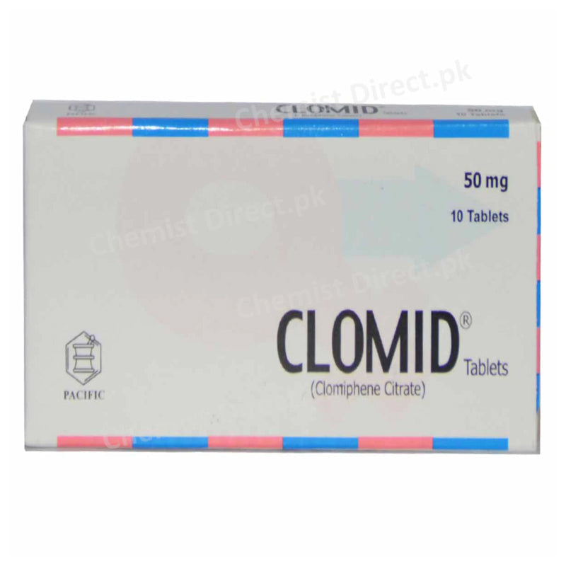 Clomid 50mg Tab Tablet Pacific Pharma Ovulation Stimulant Clomiphene Citrate