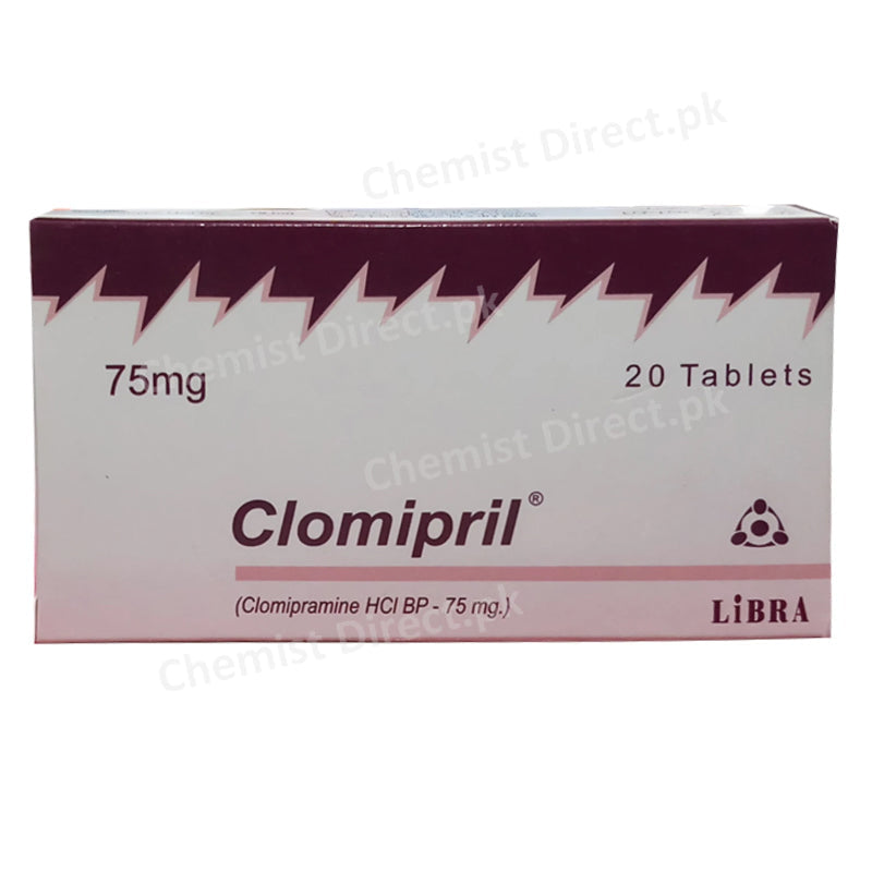 Clomipril 75mg Tab Tablet Libra Pharma Anti Depressant Clomipramine