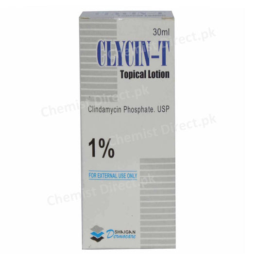 Clycin-T 30ml Lotion Shaigan Pharmaceuticals Anti Bacterial Clindamycin