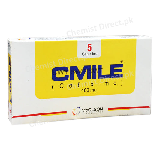 Cmile 400mg Capsule Cefixime Mcoslon Pharma
