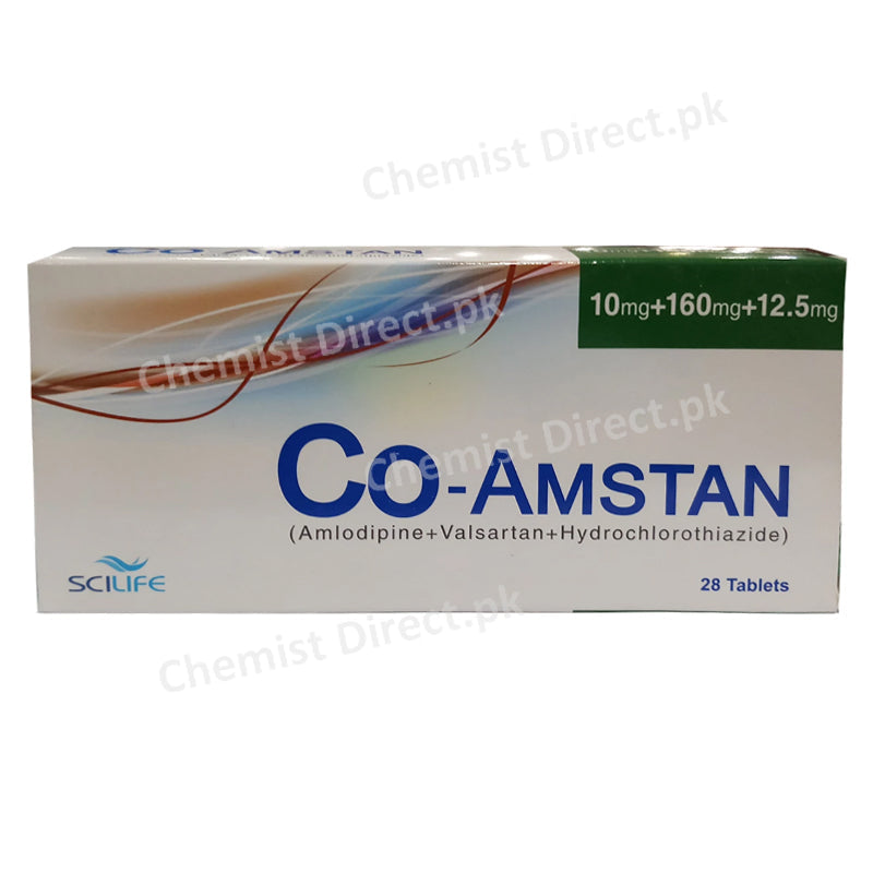 Co-amstan-10_160_12.5mg Tablet Scilife Pharma-Amlodipine Valsartan Hydrochlorothiazide