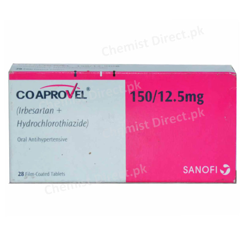 Co-Aprovel 150mg 12.5mg Tablet Sanofi Aventis Anti Hypertensive Diuretic Irbesartan 150mg Hydrochlorothiazide