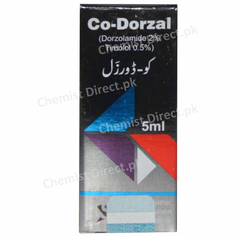 Co-Dorzal Eye Drop 5Ml Medicine