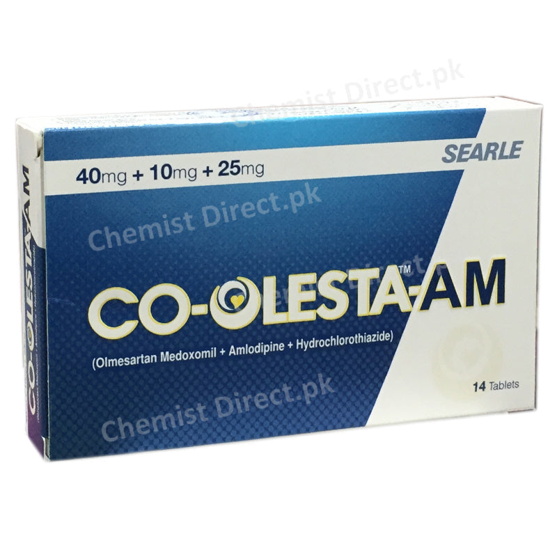 Co-Olesta Am 40+10+25Mg Tablet Medicine