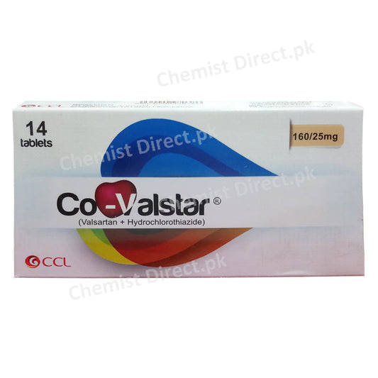 Co Valstar 160 25mg Tab Tablet Anti Hypertensive Valsartan 160mg Hydrochlorothiazide 25mg