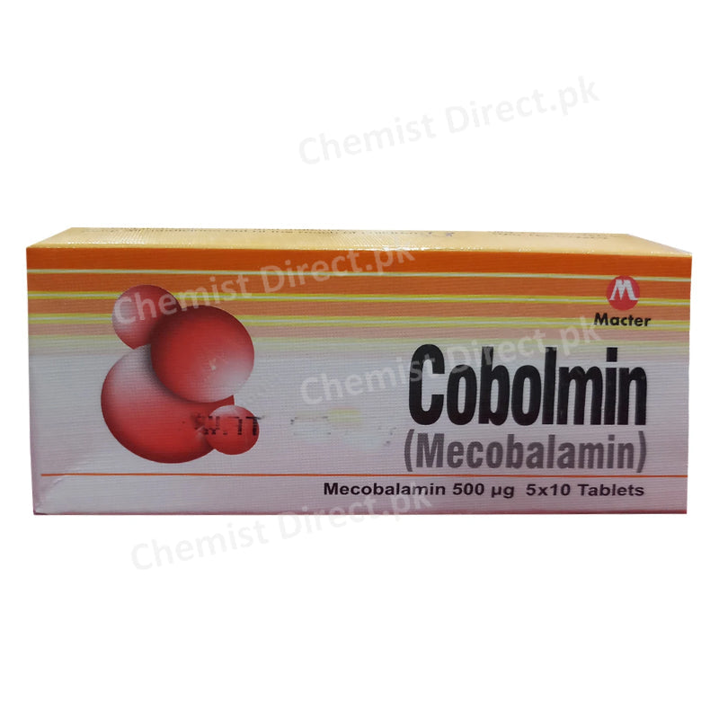 Cobolmin 500mcg Tab Tablet Macter International Pvt Ltd Vitamin B12 Mecobalamin