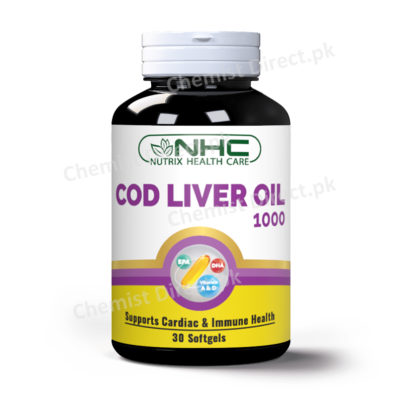 Cod Liver Oil 1000 Soft Capsule Medicine