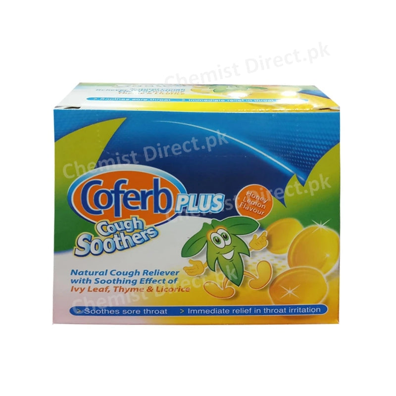 Coferb Plus Cough Soothers Lozenges Hinucon Cough Preparation Ivy Leaf, Thyme & Licorice