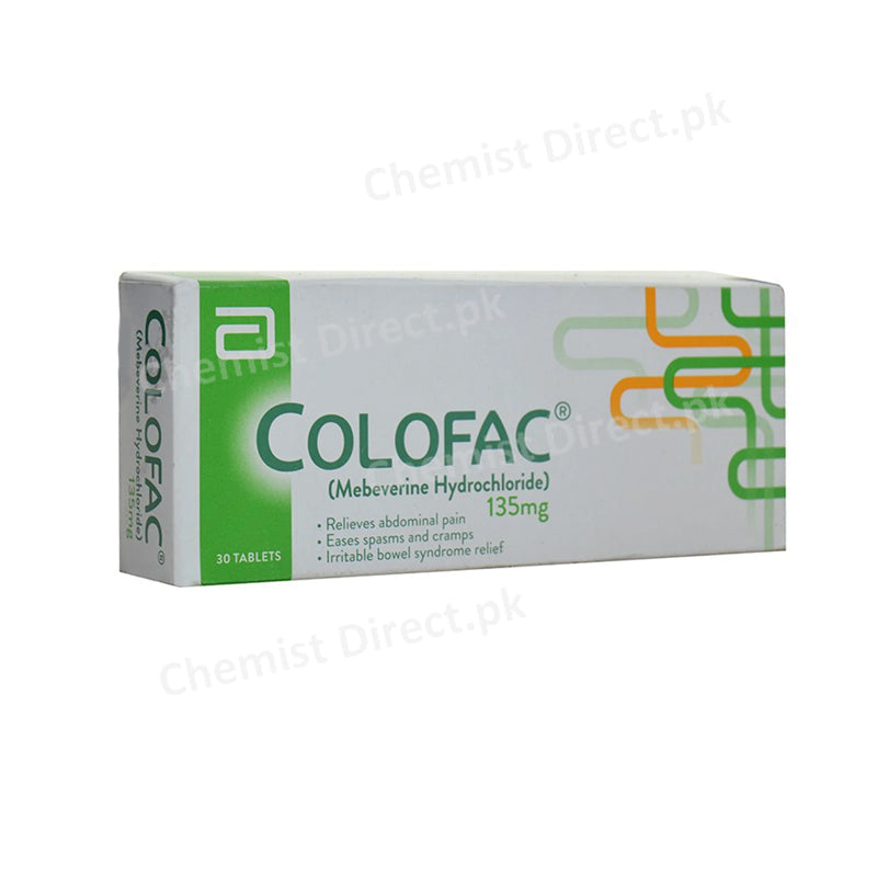 Colofac Tablet 135mg Abbott Laboratories Anti-spasmodic Mebeverine Hydrochloride