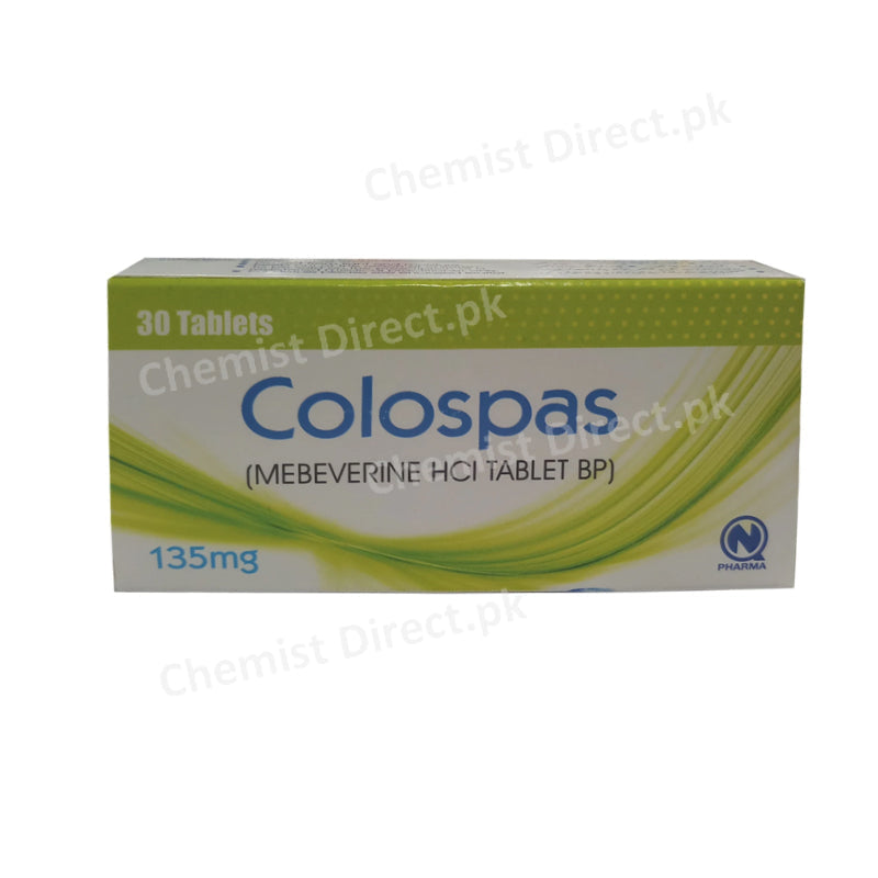 Colospas Tablet 135mg Nabiqasim Industries Anti-spasmodic Mebeverine