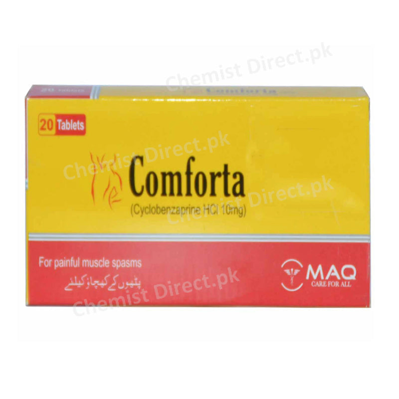 Comforta 10mg Tablet Genome Pharmaceuticals Cyclobenzaprine