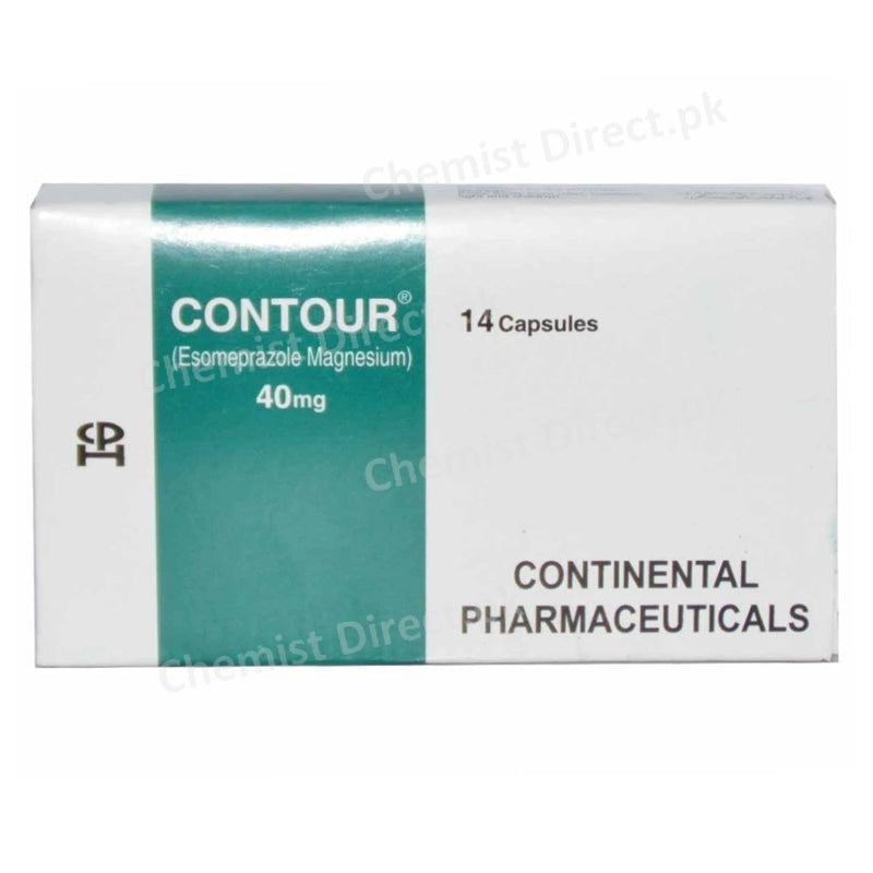 Contour 40mg Cap Capsule Continental Pharma Anti Ulcerant Esomeprazole