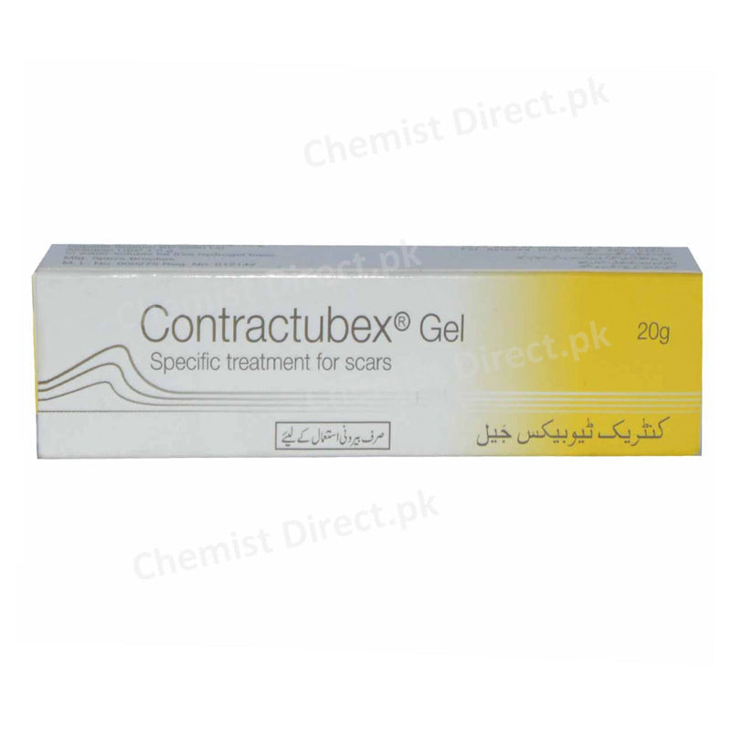 Contractubex Gel 20gm BROOKES PHARMA CEUTICAL LABS PAKISTAN LTD Anti Scar Extract. Cepae Heparin Sodium Allantoin