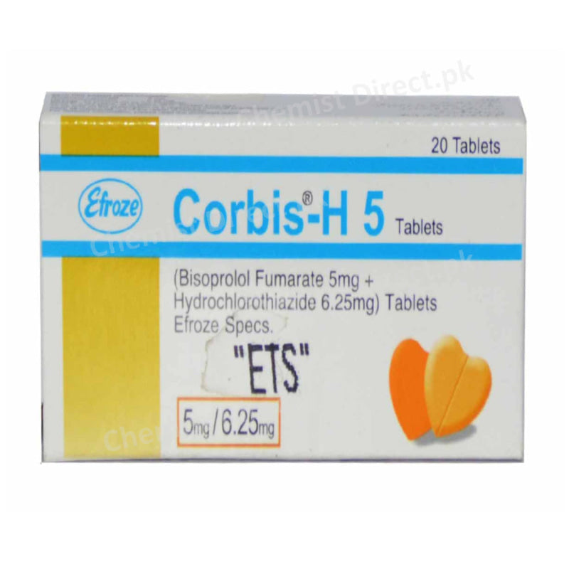 Corbis-H 5Mg/6.25Mg Tablet Medicine