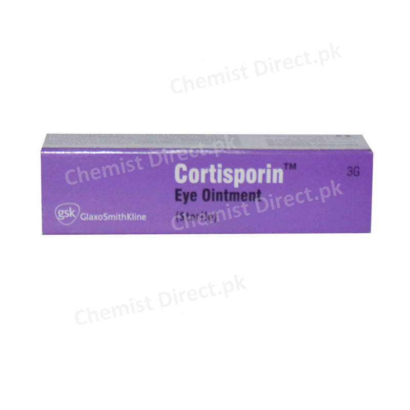 Cortisporin Eye Ointment 3gm Glaxosmithkline Pakistan Limited Corticosteroid + Anti-Infective 