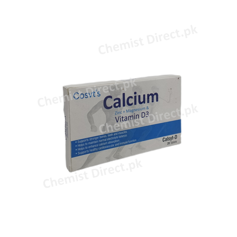 Cosvt’s calcium zinc magnesium and vitamin D3 Tablet Health