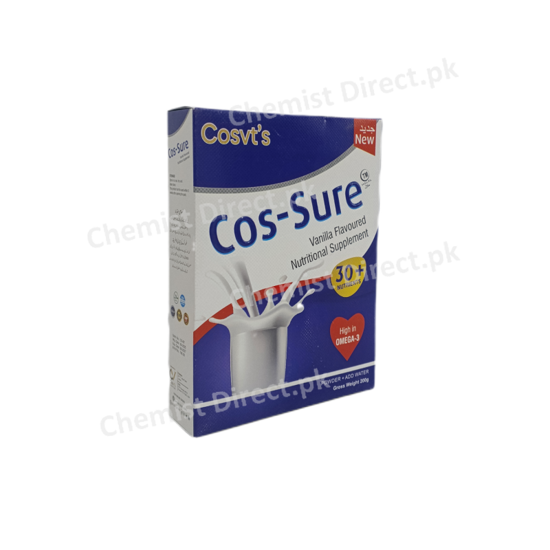 Cosvt’s Cos-Sure Vanilla Flavoured Nutritional Supplement Food
