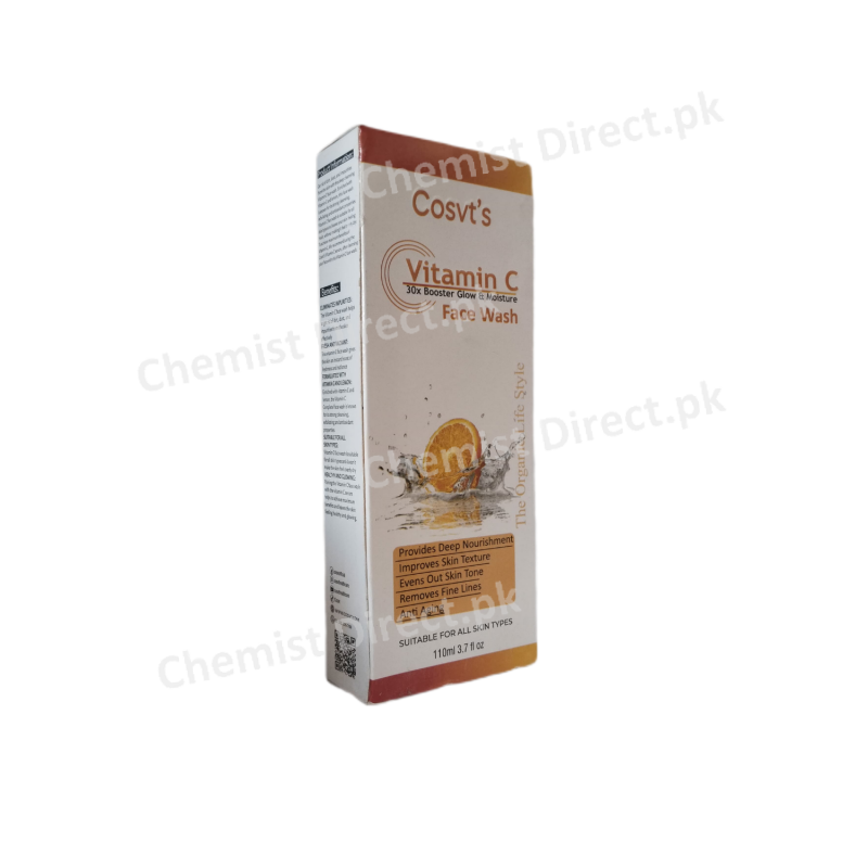 Cosvt’s Vitamin C 30x Booster Glow & Moisture Face Wash face wash