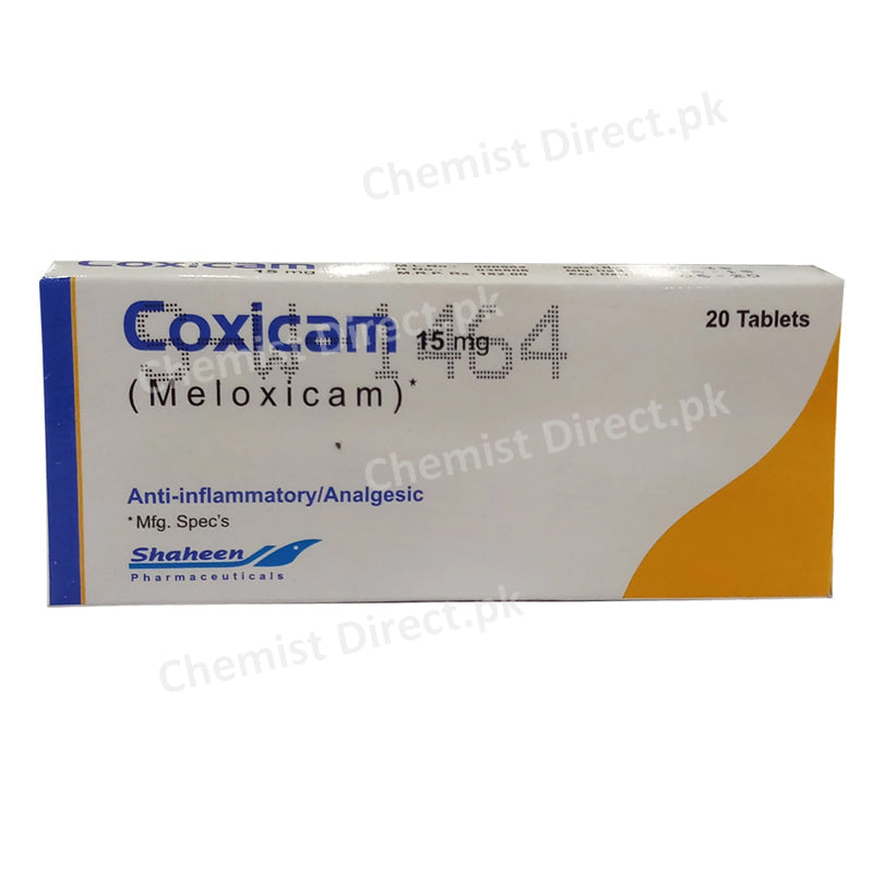 Coxicam 15mg Tab Tablet Shaheen Pharma Meloxicam