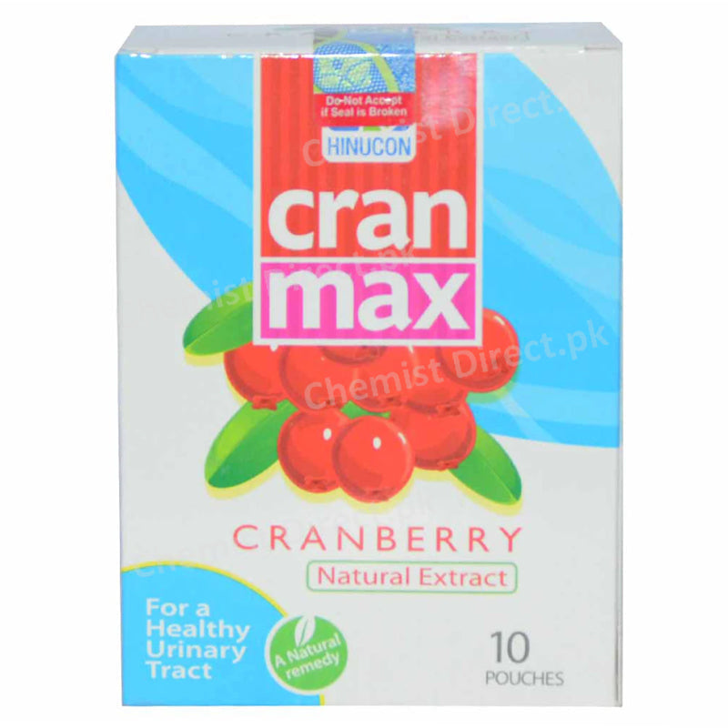 Cran Max Sachet Hinucon Herbal Preparationc Cranberry juice extract rinary Tractinfection