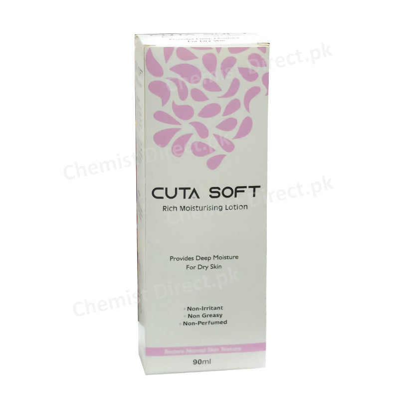 Cuta Soft Rich Moisturising Lotion 90Ml Skin Care