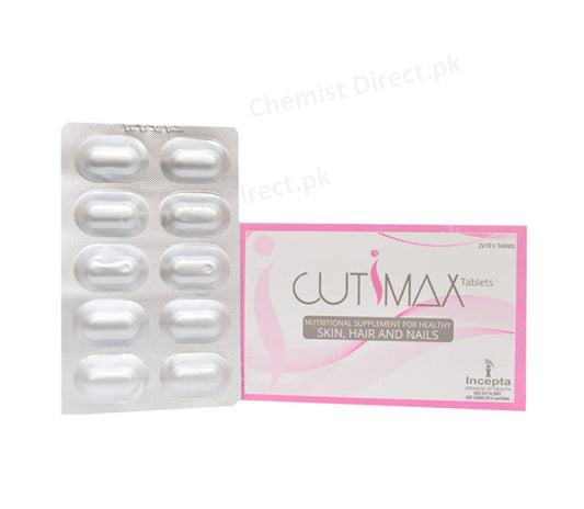 Cutimax Skin Hair And Nail Tablets Medicine