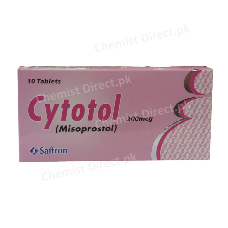 Cytotol Tablet 200mcg Saffron Pharmaceuticals Company prostaglandins