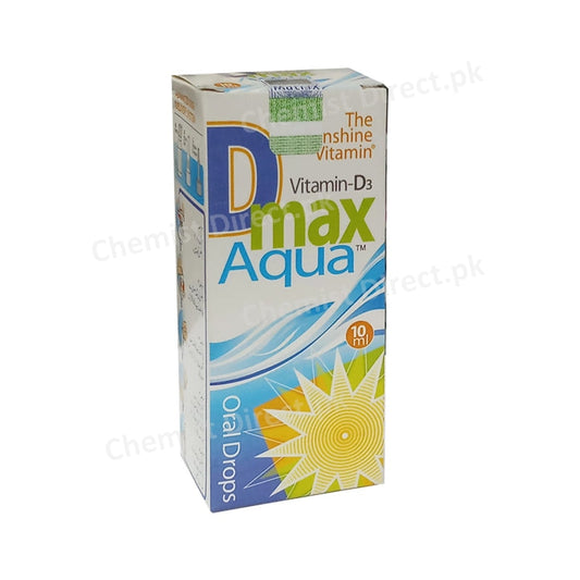 D-Max Aqua Drops 400ID 10ml Matrix Pharma Vitamin D Analogue Vitamin D3 400ID